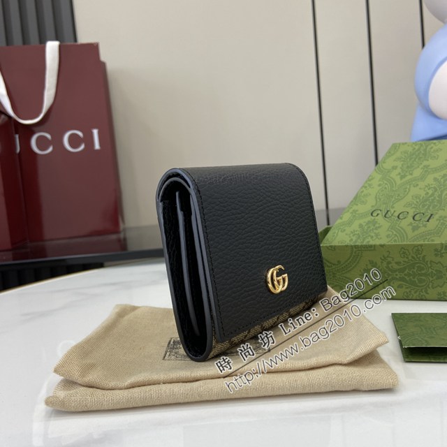 Gucci專櫃古馳最新款Ophidia系列短款女士錢包錢夾 jh2474型號：598587